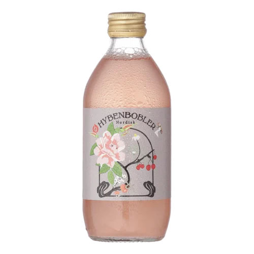 Hybenbobler kombucha