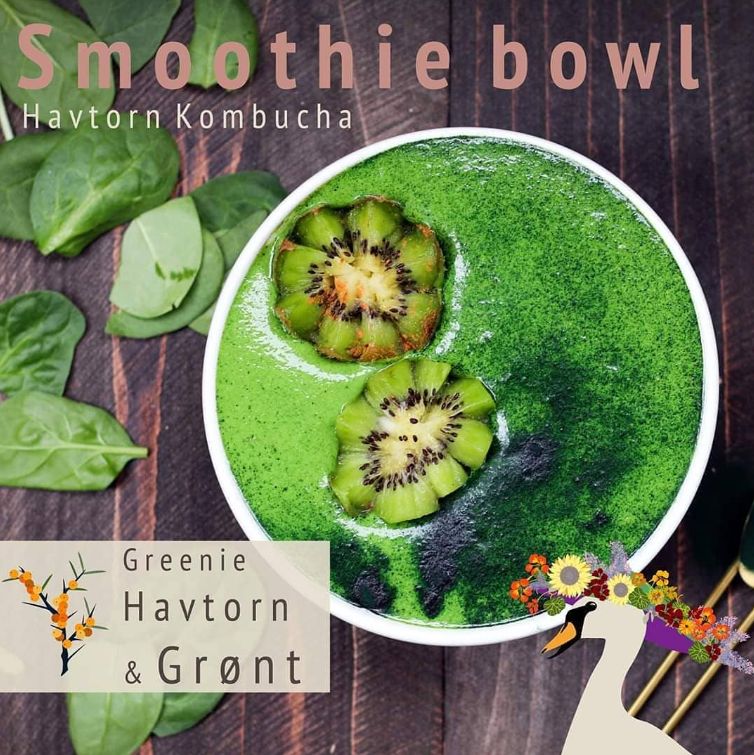 smoothie bowl med broccoli