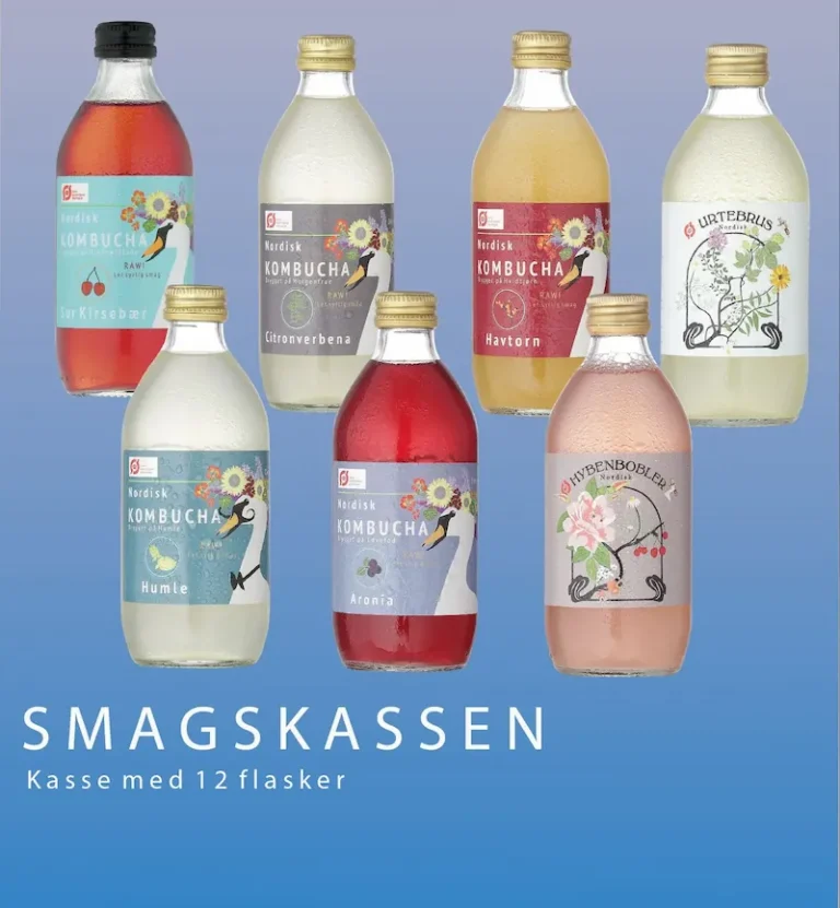 Nordisk kombucha smagskassen