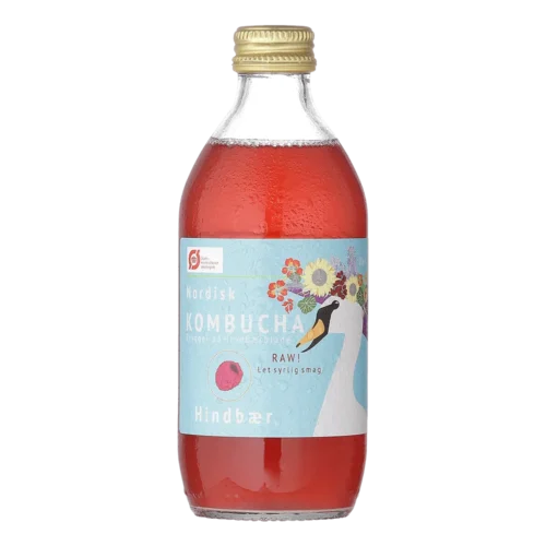 Hindbær Kombucha