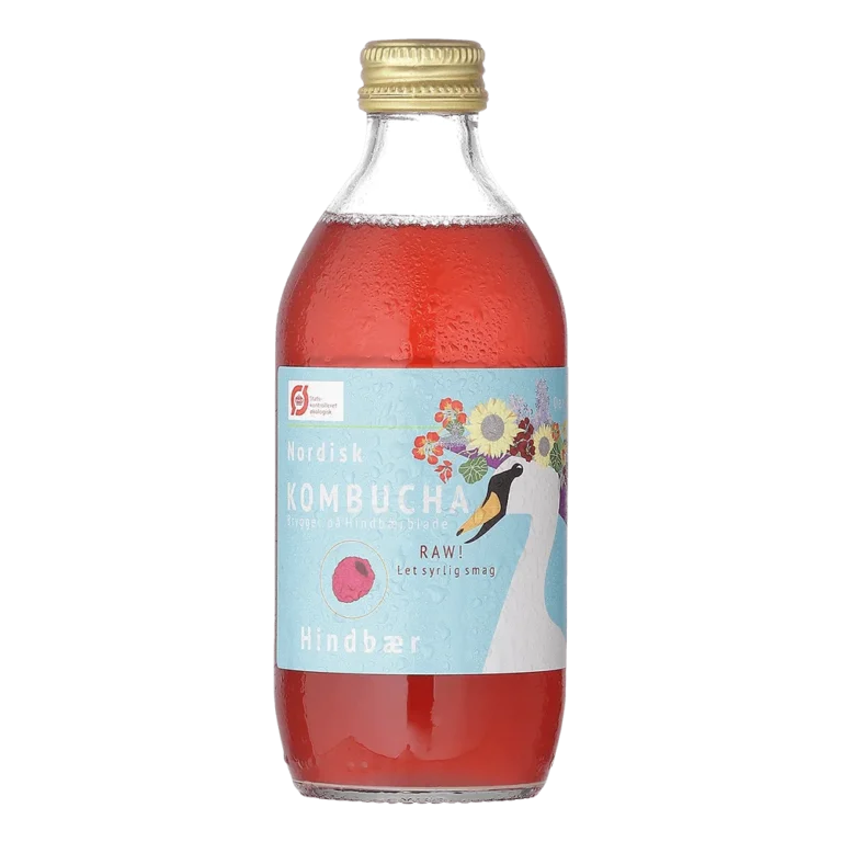 Hindbær kombucha
